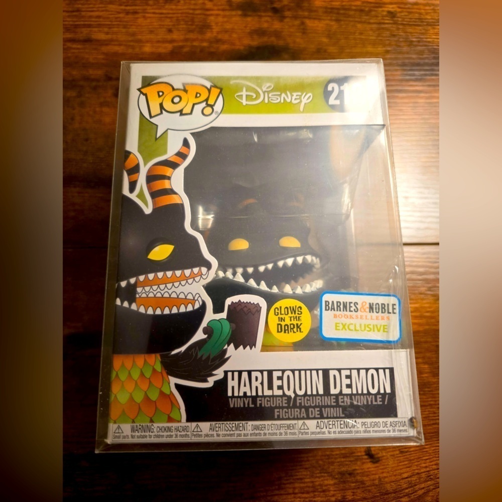 Funko Pop The Nightmare Before Christmas Harlequin Demon -#212 NEW W/ Protector